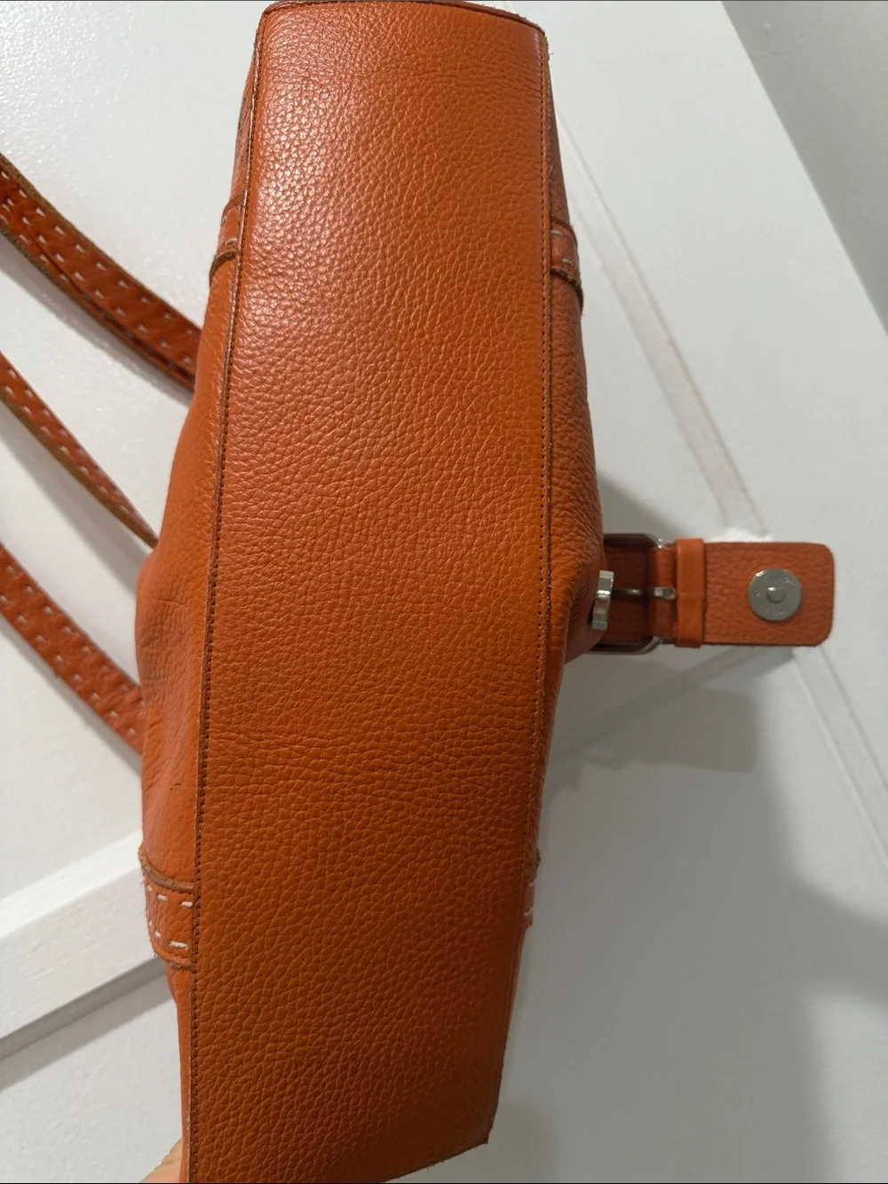 Carla Mancini stylish orange
